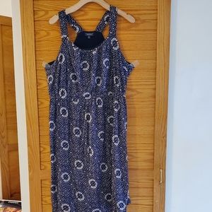Lucky Brand 1X blue dress